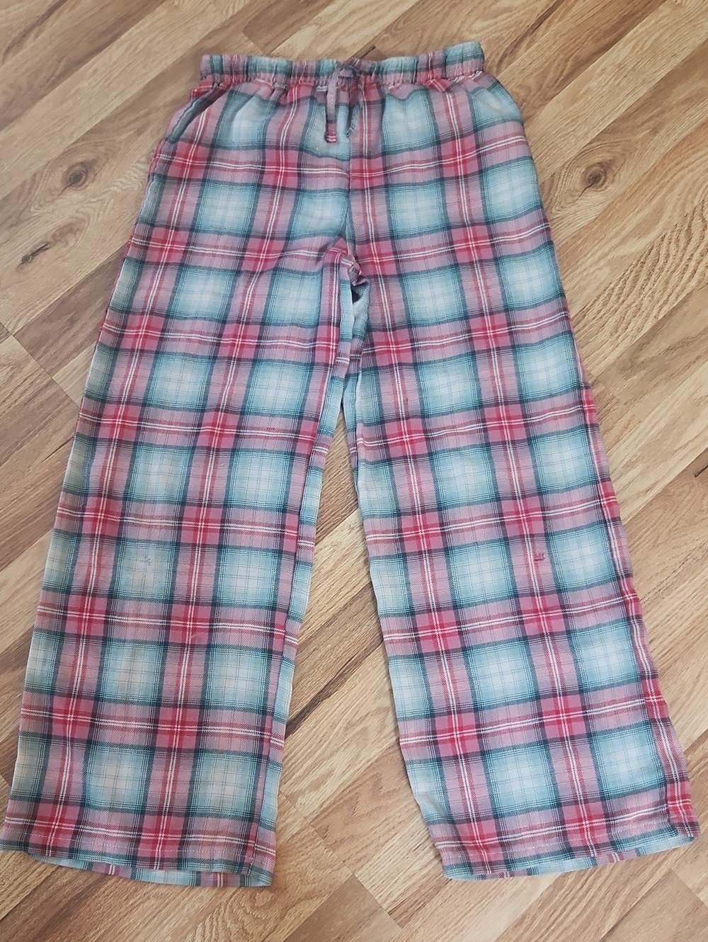 GAP Plaid Pajama Bottoms in Pink and Blue